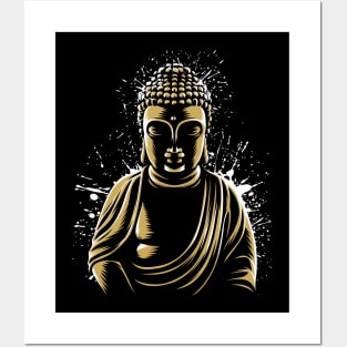 Gold Buda Posters and Art